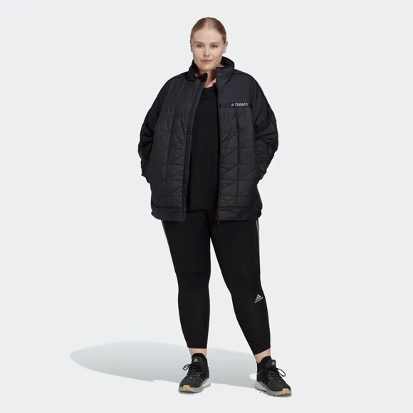 adidas Terrex Women's Multi Insulated Puffer Jacket Black 4XL $160 Value - Picture 4 of 11